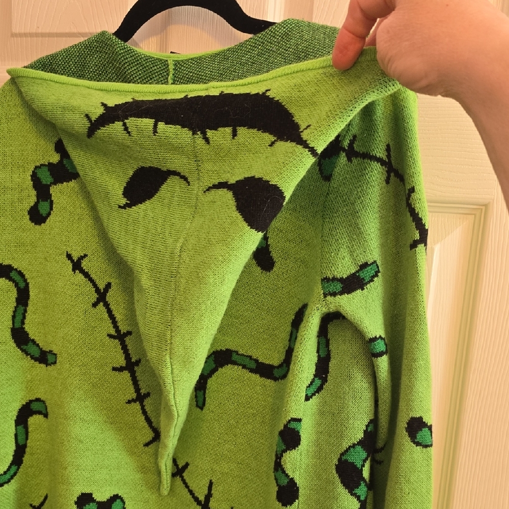 Disney oogie boogie Green and Black Knit Sweater